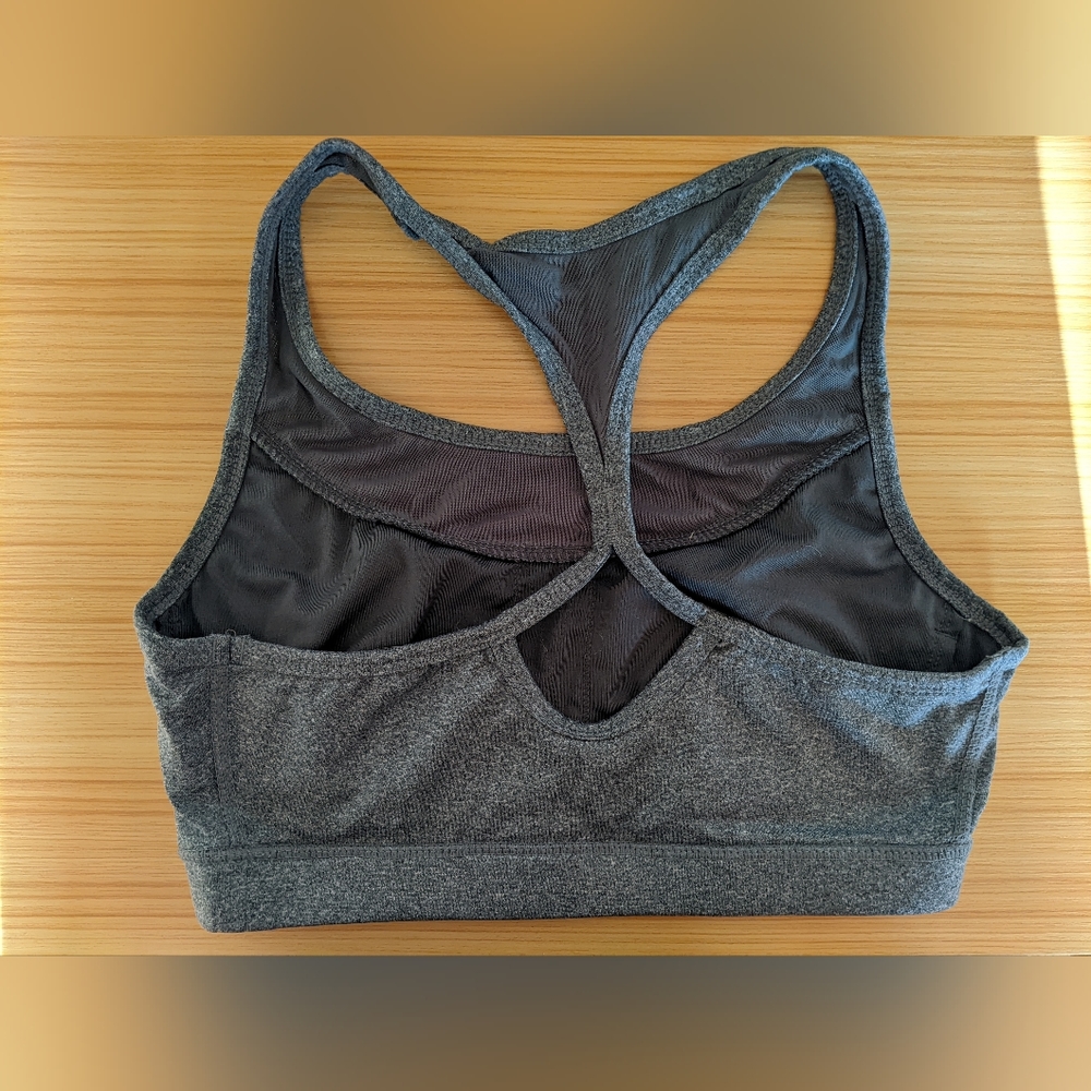 Gray Reebok Sports Bra - Picture 2 of 3